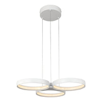 Thumbnail for Olympus 3 Light LED Pendant White