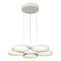 Thumbnail for Olympus 5 Light LED Pendant White