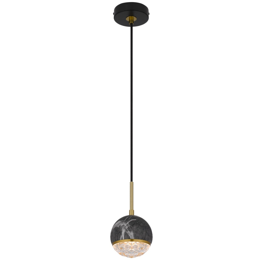 Oneta Black or White Marble Look 1 Light G9 Pendant