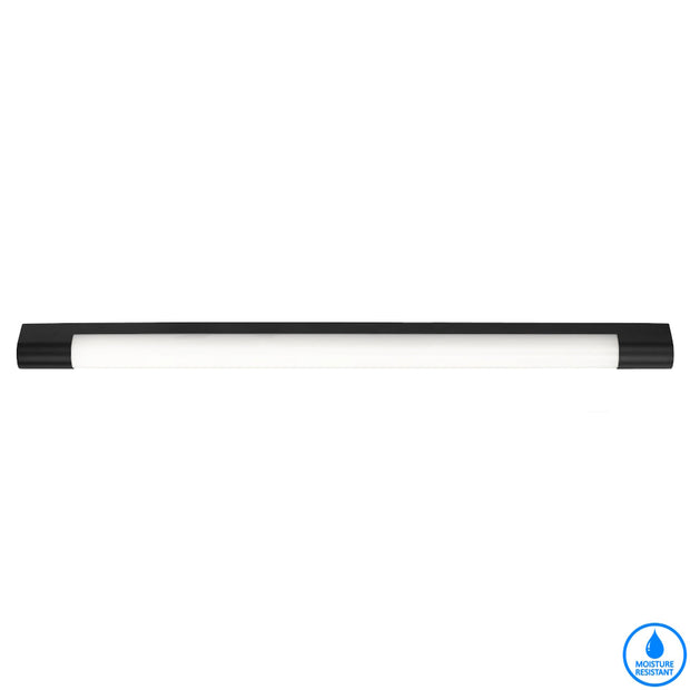 Oras Chrome/Opal or Black/Opal 24W CCT IP44 97.5Cm Vanity/Wall Light