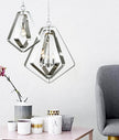 ORBITA: Bohemian Small Polished Nickel Hardware Pendant Light