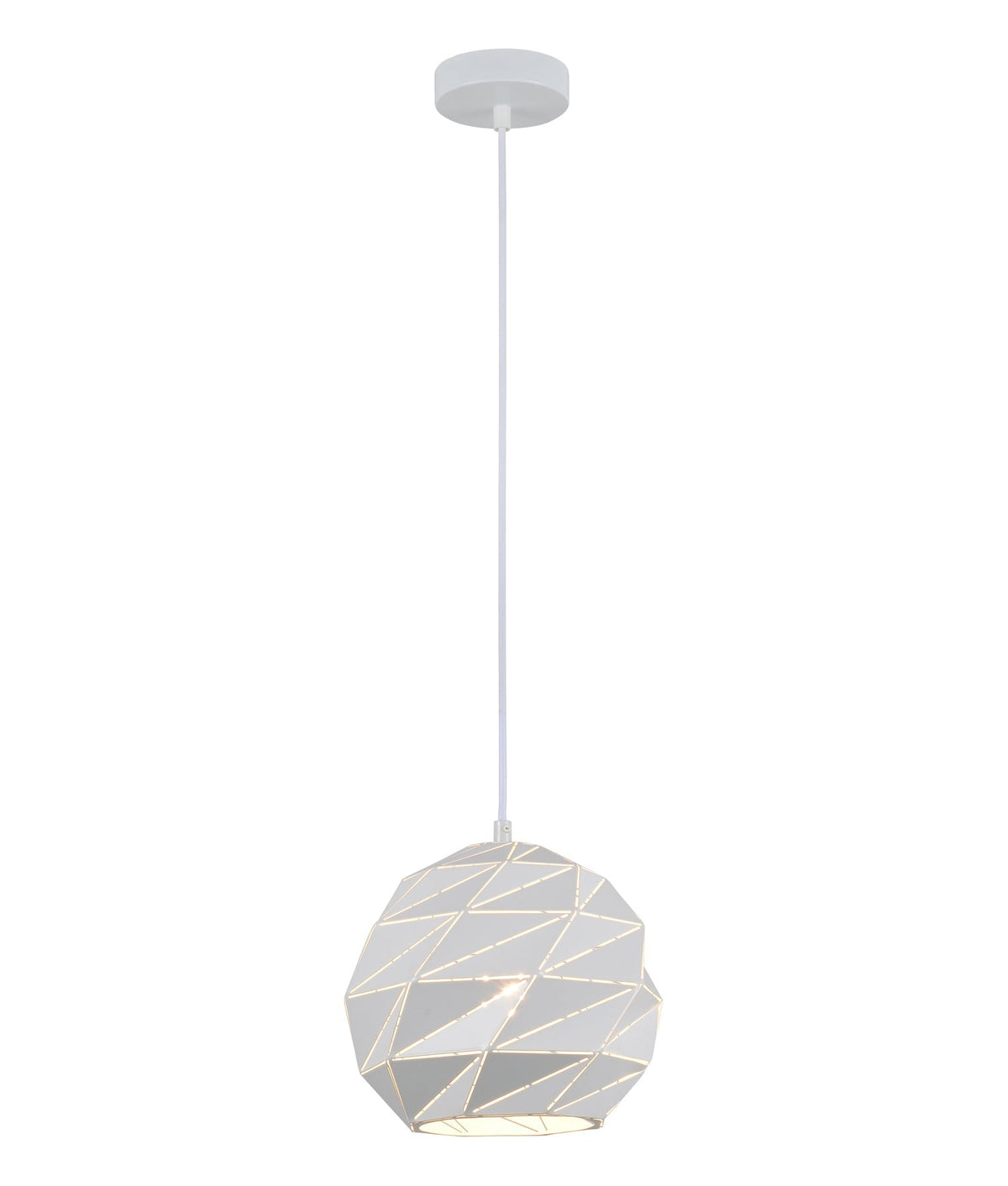 ORIGAMI: Interior Large Dome Carved Iron Origami Style Pendant Lights
