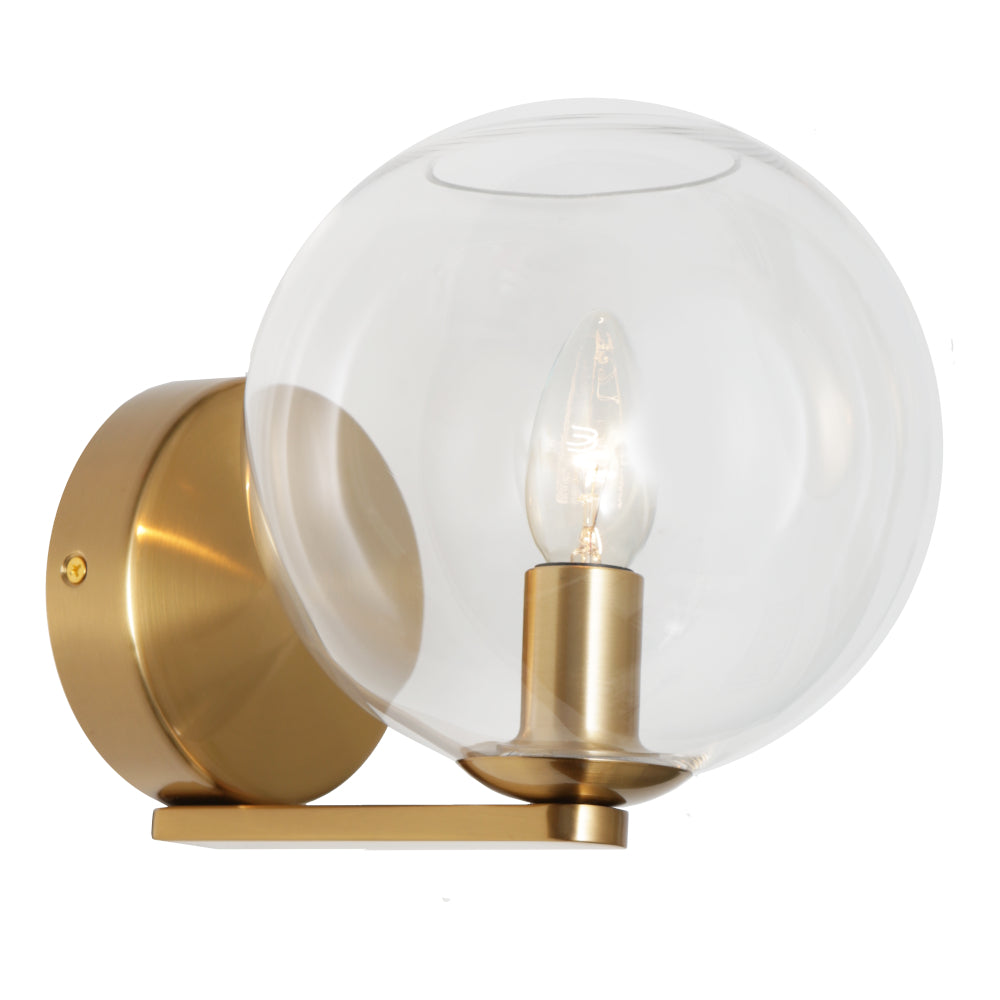 Orpheus 1 Light Wall Light Gold