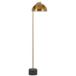 Ortez Bronze/White Terrazzo or Antique Gold with Black Terrazzo/White Marble or Black Marble Floor Lamp