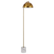Ortez Bronze/White Terrazzo or Antique Gold with Black Terrazzo/White Marble or Black Marble Floor Lamp