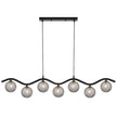 ORTON 7 LIGHT PENDANT BLACK