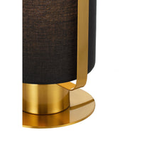 Thumbnail for Orwel Table Lamp in Antique Gold with Black Shade