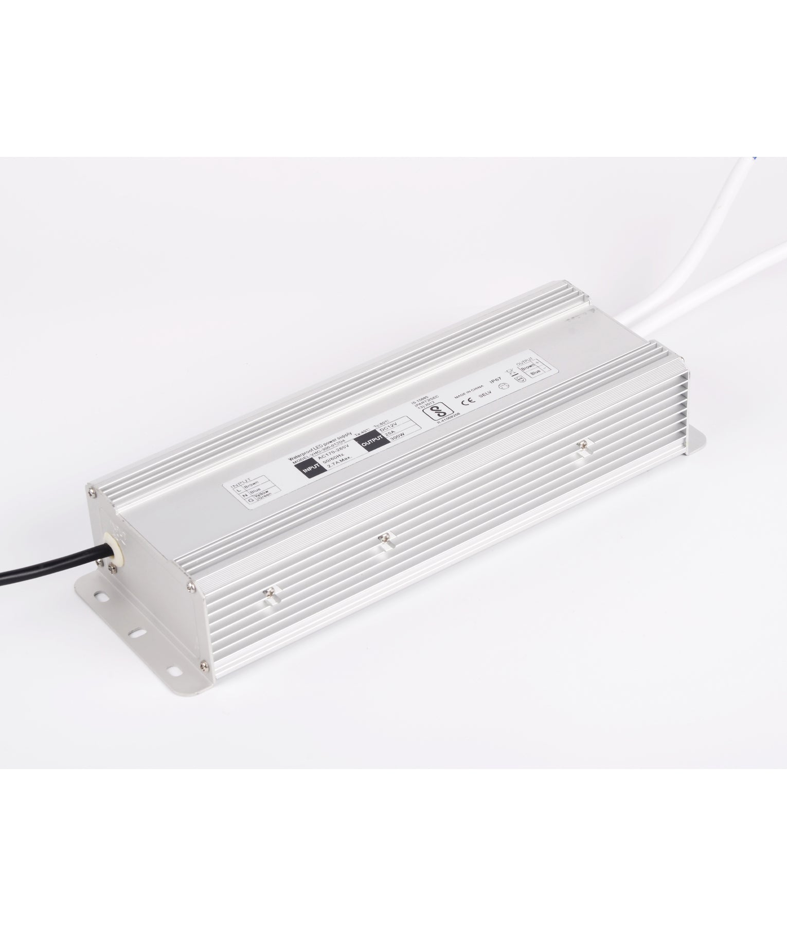 OTTER7: 12V Waterproof Constant Voltage LED Driver IP67 (300W)