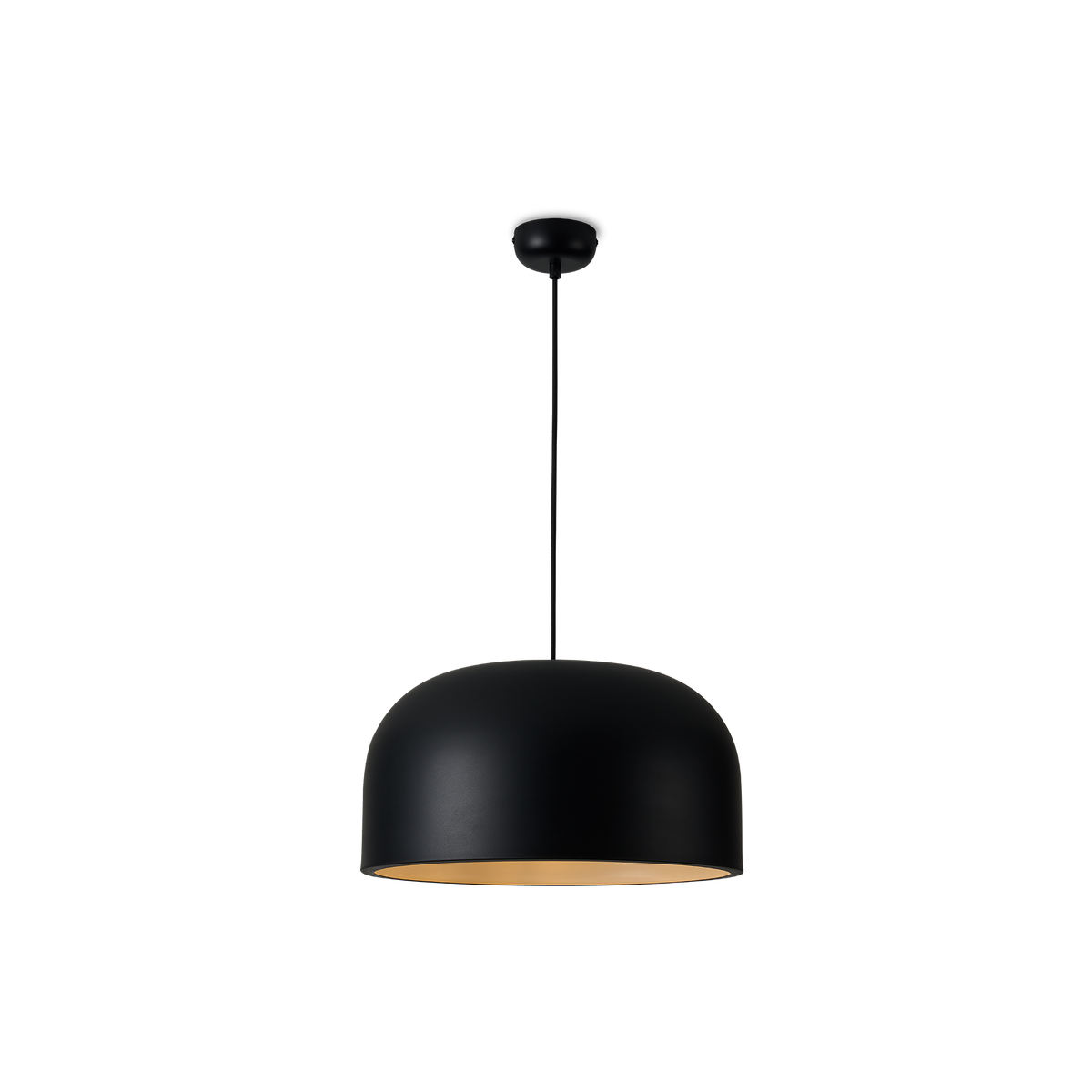 Oslo 1 Light E27 Dome Pendant