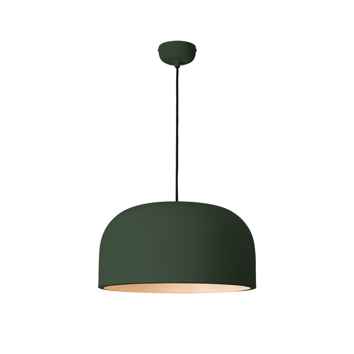 Oslo 1 Light E27 Dome Pendant