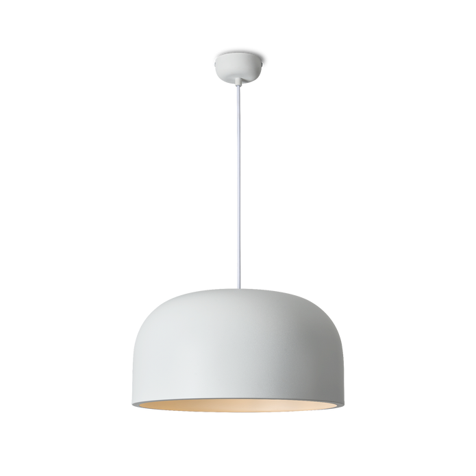 Oslo 1 Light E27 Dome Pendant
