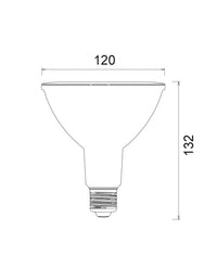 Thumbnail for LED PAR38 Globes IP65 (15W)