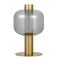 Thumbnail for Parola Table Lamp in Gold with Smoked Glass