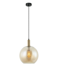 Thumbnail for PATERA: Interior Glass with Extended Bronze Highlight Pendant Lights