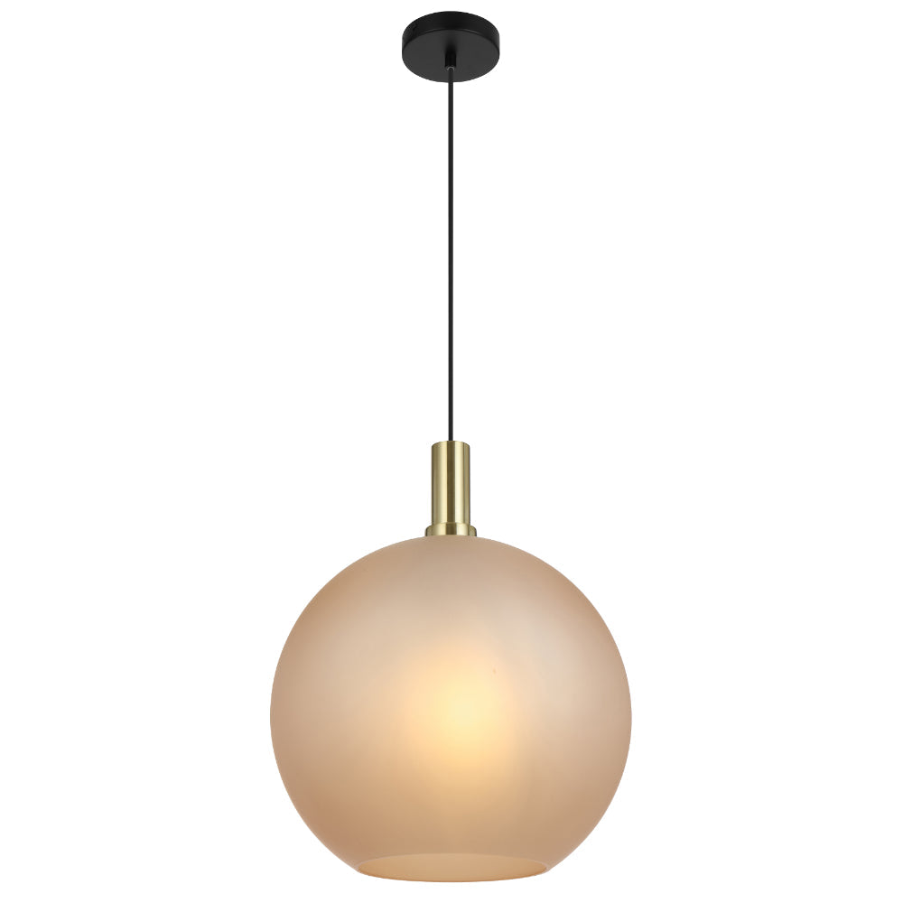 Patino 40 Green, Smoke or Amber Glass Pendant