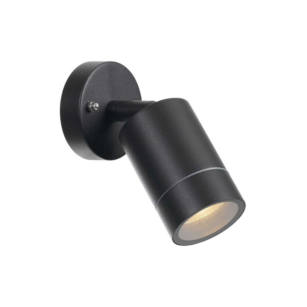 Peak White, Silver or Black GU10 IP54 Adjustable Exterior Wall Light