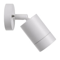 Thumbnail for Peak 240v Single Adjustable GU10 Wall Pillar Light in White