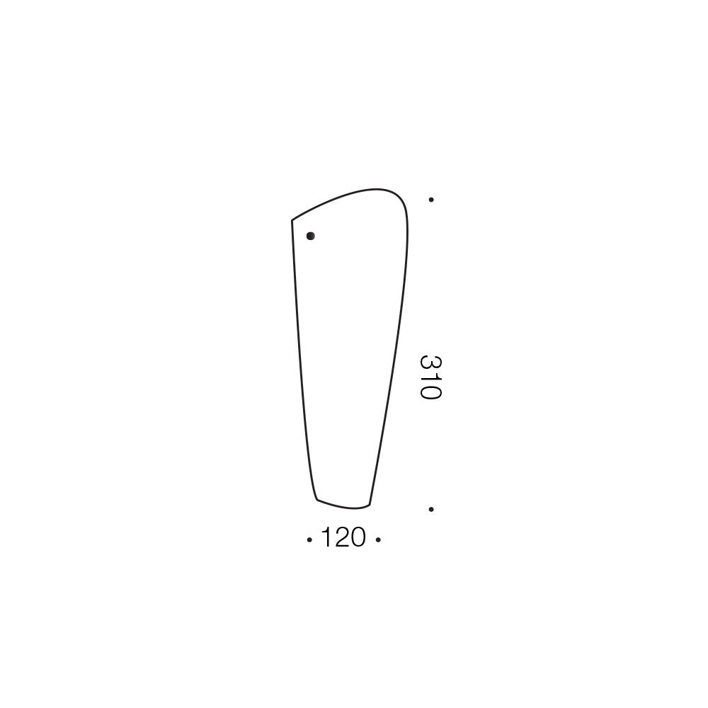 Peg Opal Glass E27 Wall Light