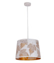 PENSHADE: Interior Slanted with Maple Leaf Pattern Laser Cut Pendant Lights