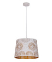 PENSHADE: Interior Slanted with Starburst Pattern Laser Cut Pendant Lights