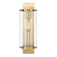 Thumbnail for Perova Small IP44 Exterior Wall Light in Brass