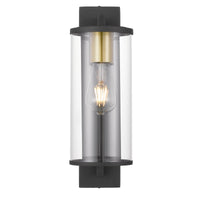 Thumbnail for Perova Large IP44 Exterior Wall Light in Black