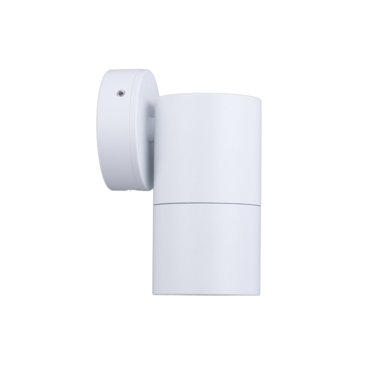 Fixed GU10 Exterior Surface Mounted Wall Pillar Spot Light in White