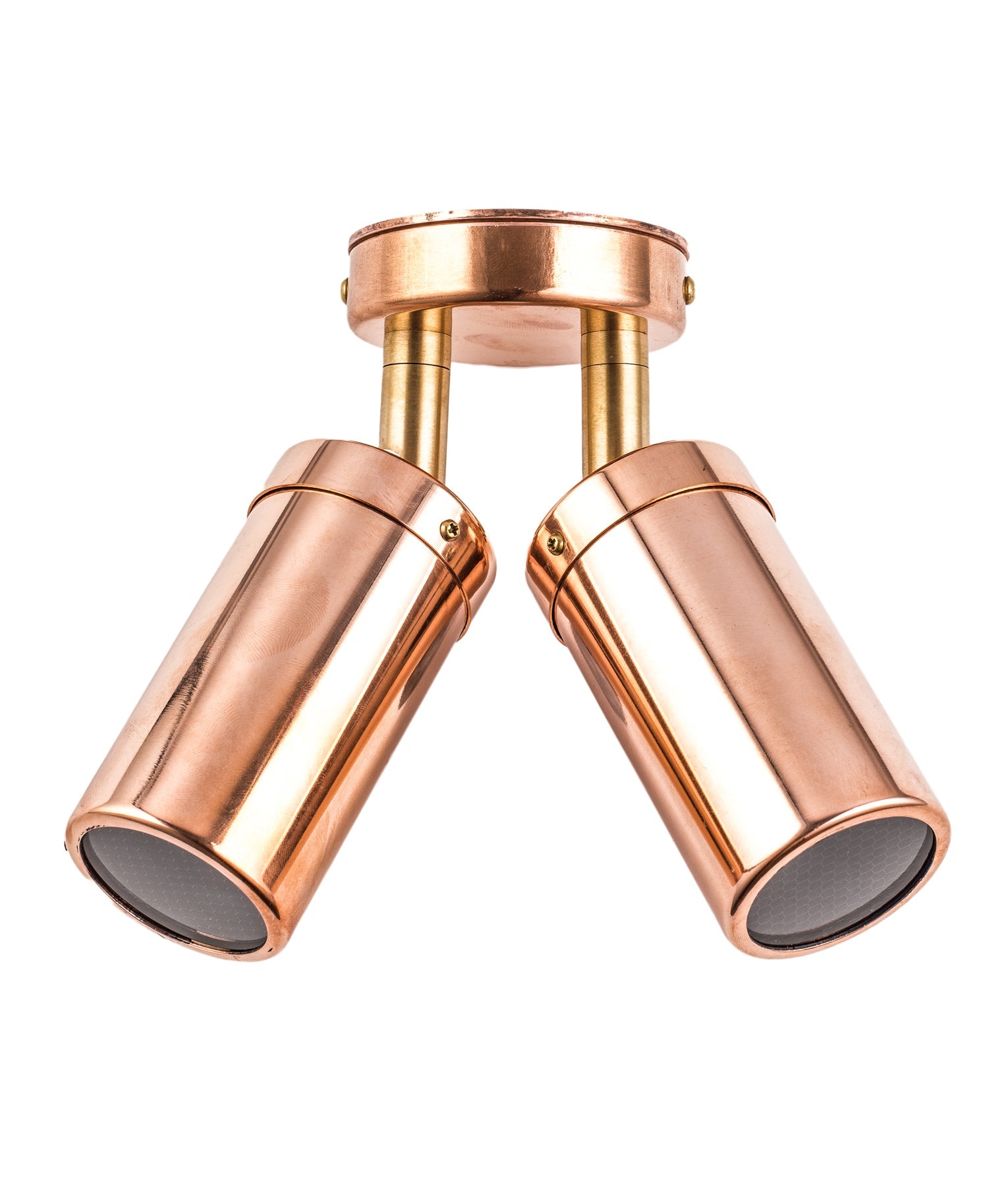 GU10 Exterior Wall Pillar Spot Lights (Light Weight Copper) IP54