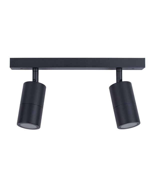 GU10 Exterior Adjustable Head Bar Lights (Black) IP44
