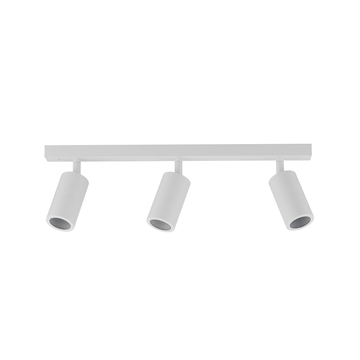 Three Adjustable GU10 Exterior Head Bar Light in White