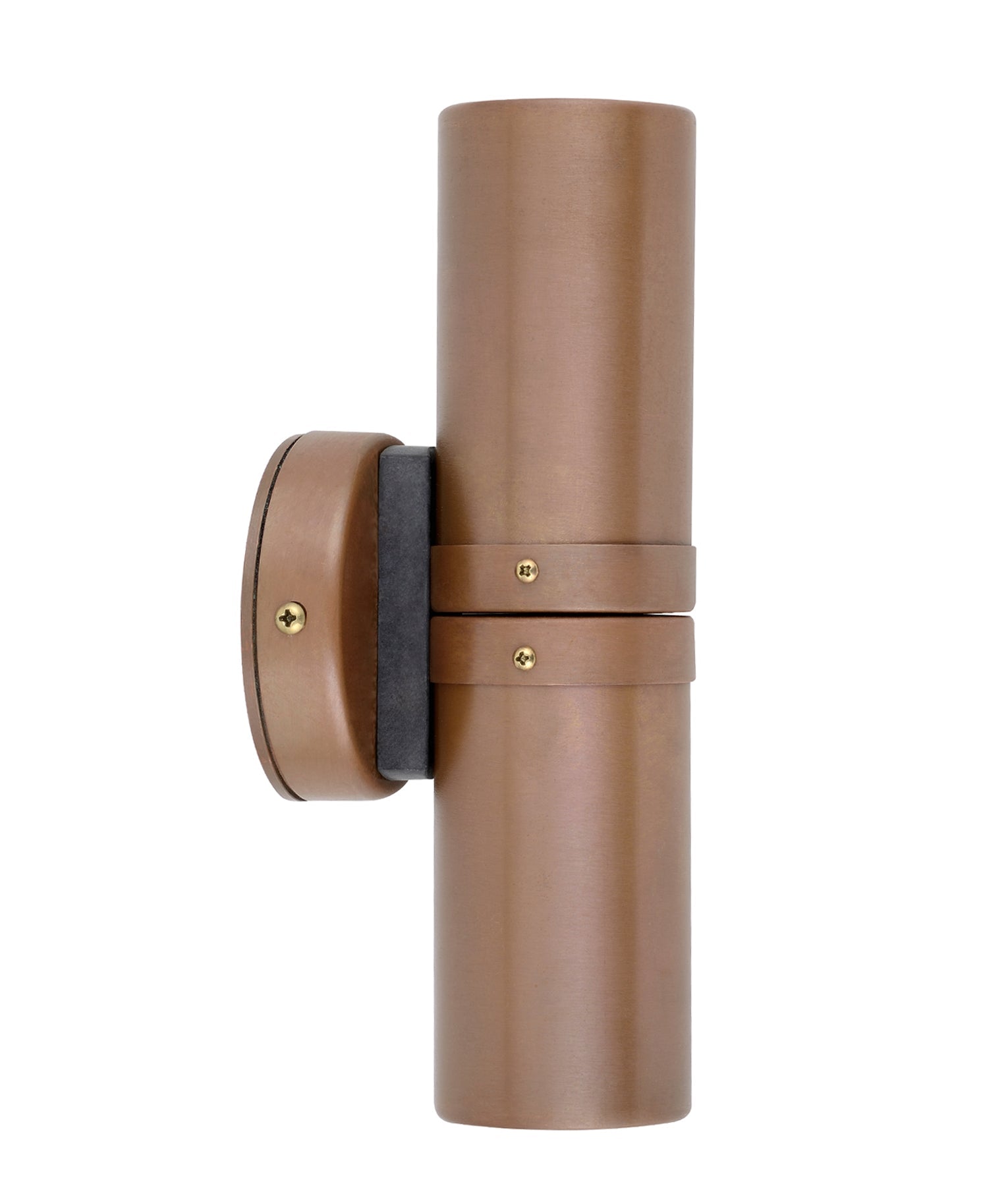 GU10 Exterior Wall Pillar Spot Lights (Aged Copper) IP54