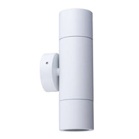 Thumbnail for Up and Down GU10 Exterior Surface Mounted Wall Pillar Spot Light in White