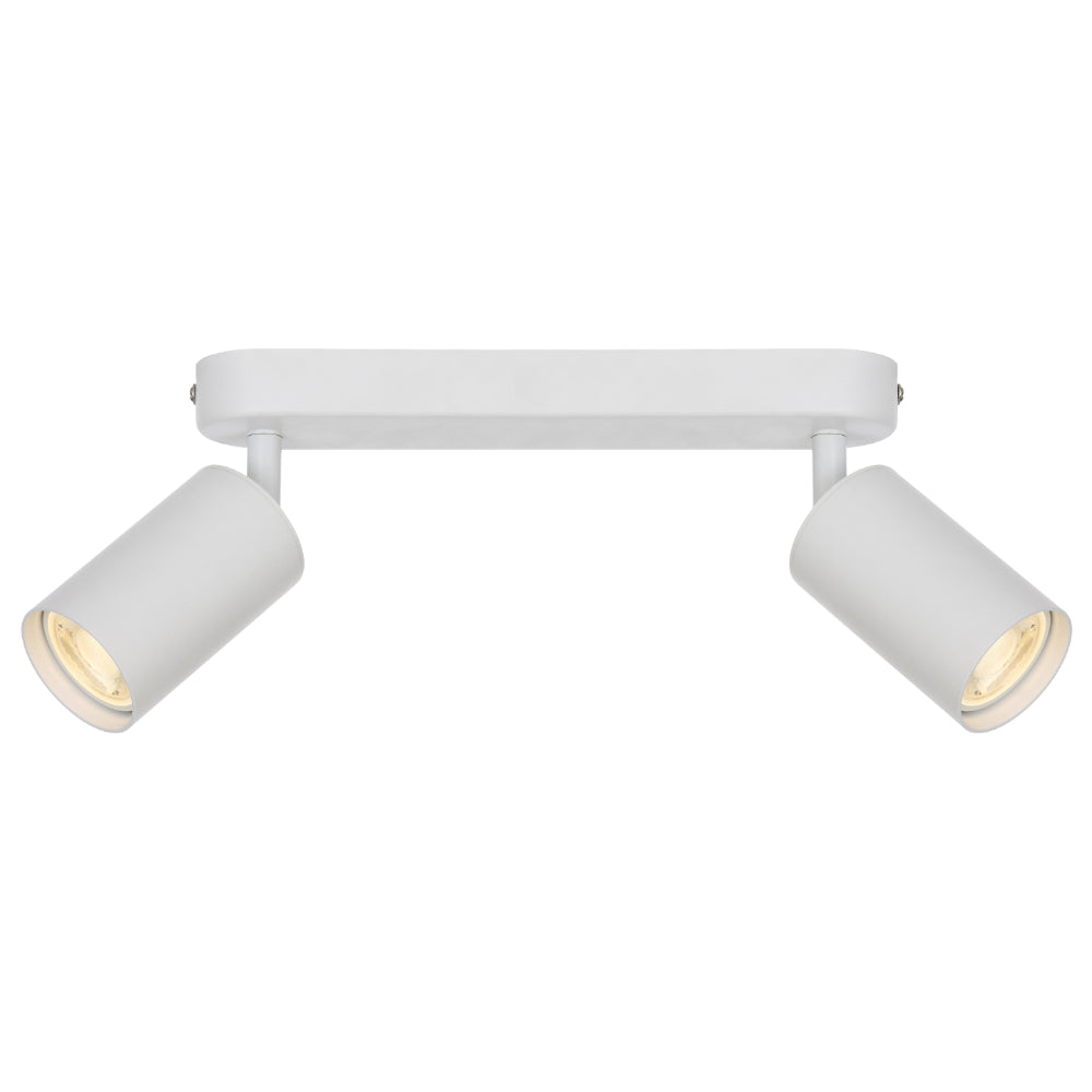 Picard Black or White GU10 2 Light Spotlight