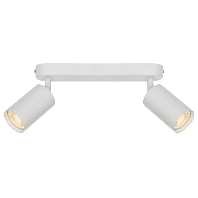 Picard Black or White GU10 2 Light Spotlight