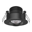 Pico-3-Tilt Mini Recessed Round Kit Black