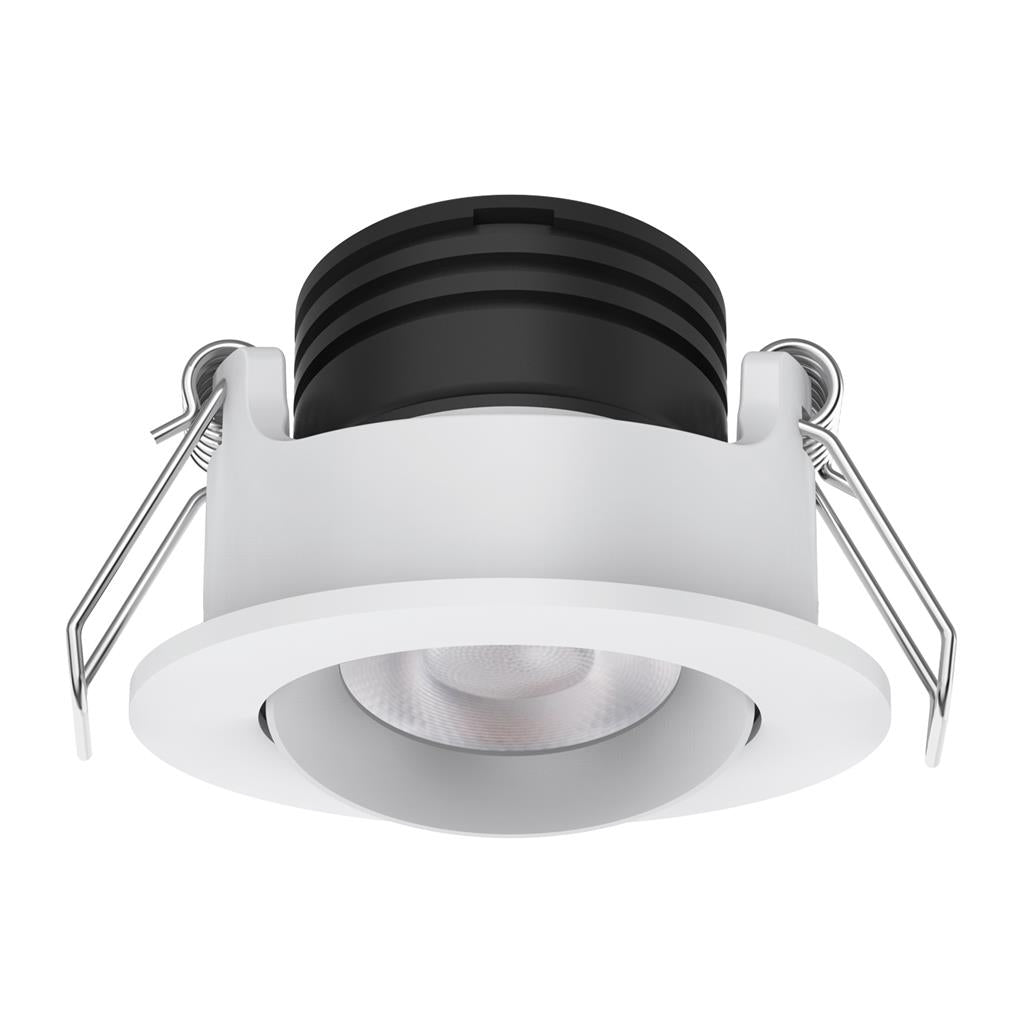 Pico-3-Tilt Mini Recessed Round Kit White