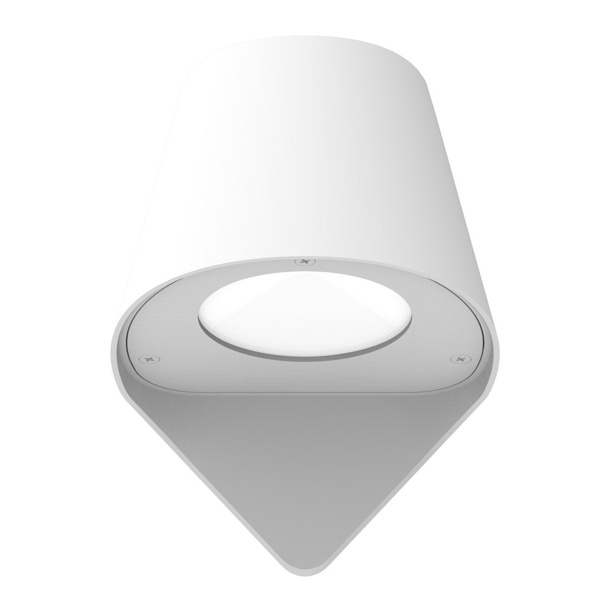 Pil White Exterior Surface Mounted GU10 Wall Light