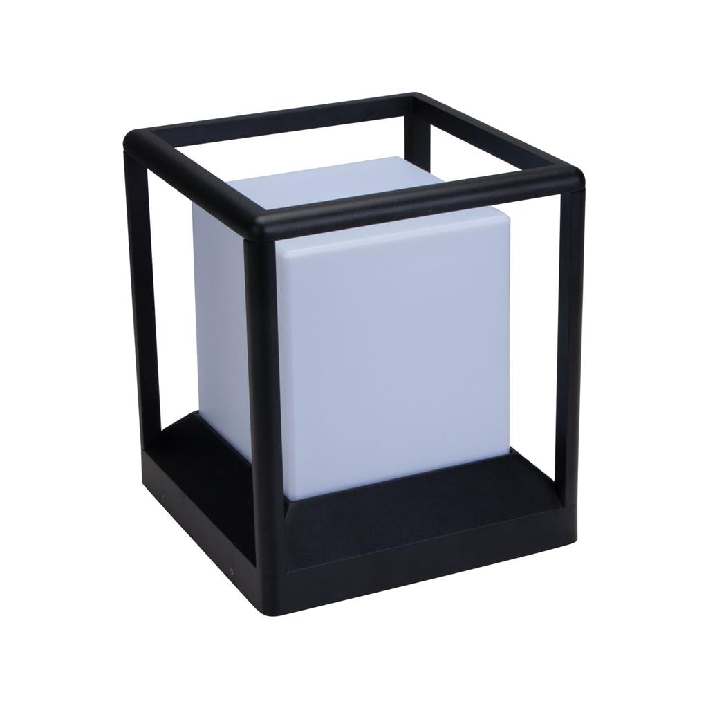 cubed shaped pillar mount ip65 e27 pilla cube