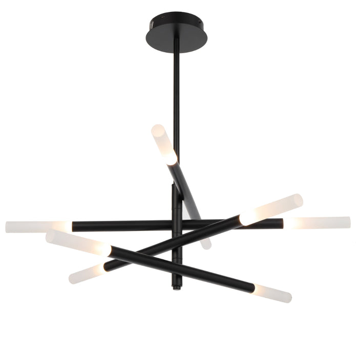 Pinta Gold or Black 24W 3000K 8 Light Pendant