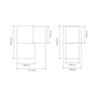 Piper-Pro-1 10W LED Wall Square IP65 E27 TRIO