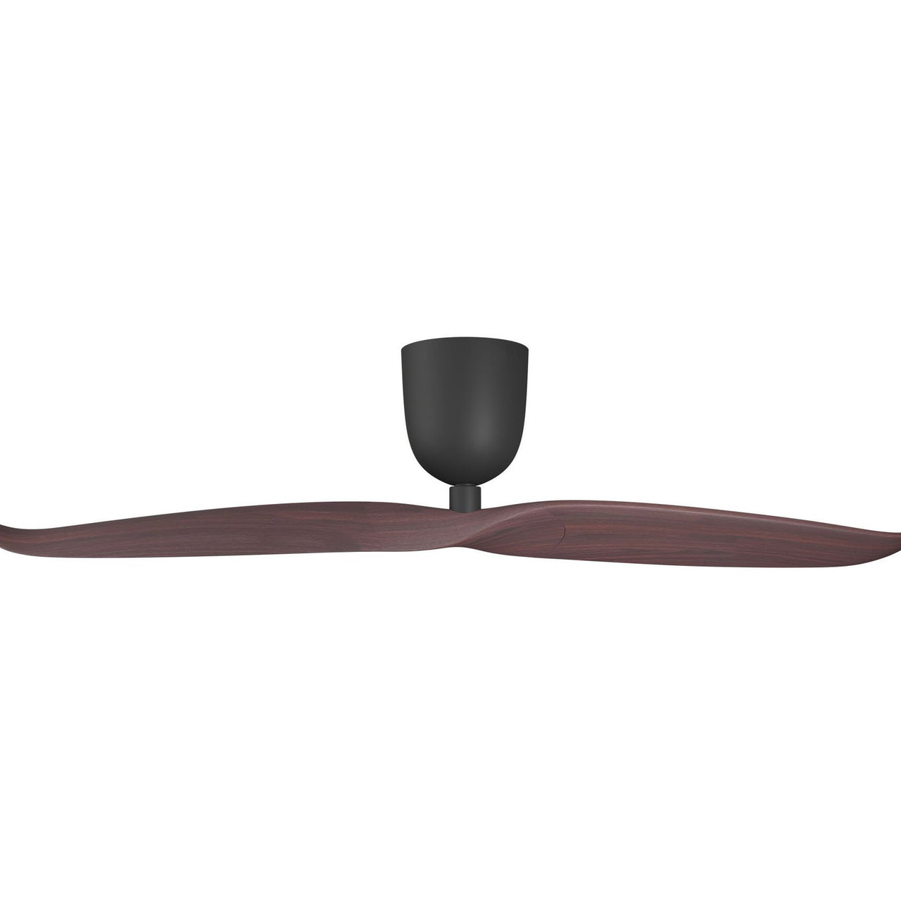 Aeratron AE2 50" 2 Blade Walnut DC Ceiling Fan with Remote