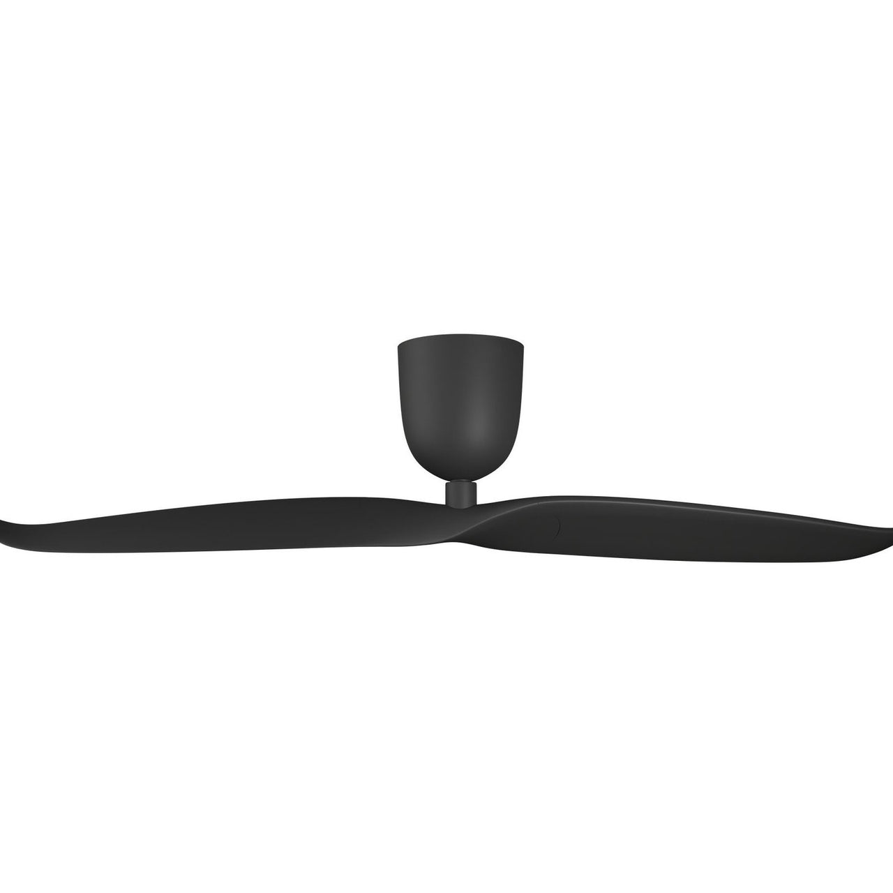 Aeratron AE2 50" 2 Blade Black DC Ceiling Fan with Remote