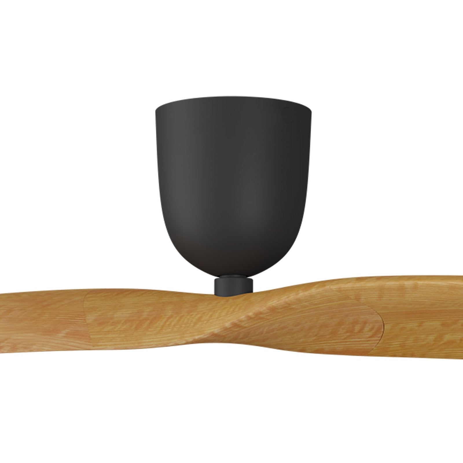 Aeratron AE2 60" 2 Blade Woodgrain and Black DC Ceiling Fan with Remote