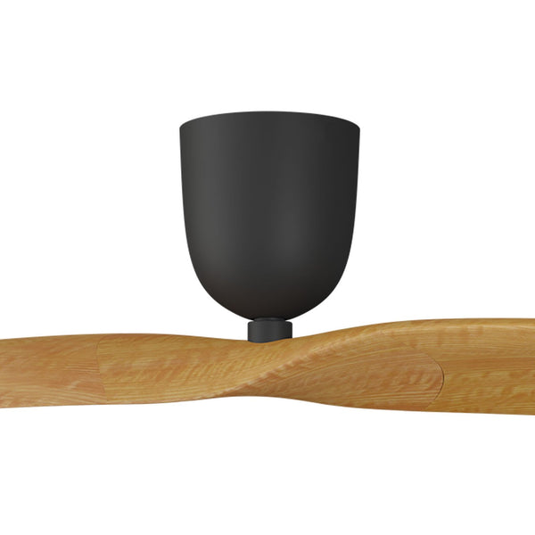 Aeratron AE2 60" 2 Blade Woodgrain and Black DC Ceiling Fan with Remote