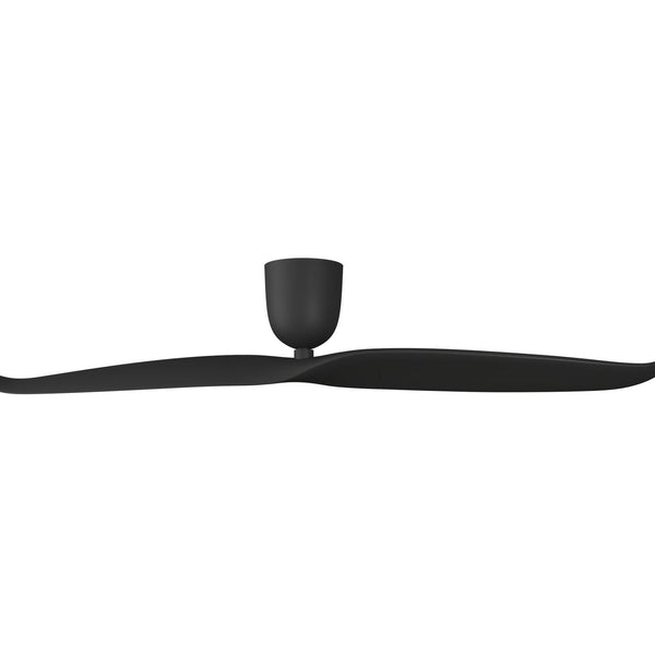 Aeratron AE2 60" 2 Blade Black DC Ceiling Fan with Remote