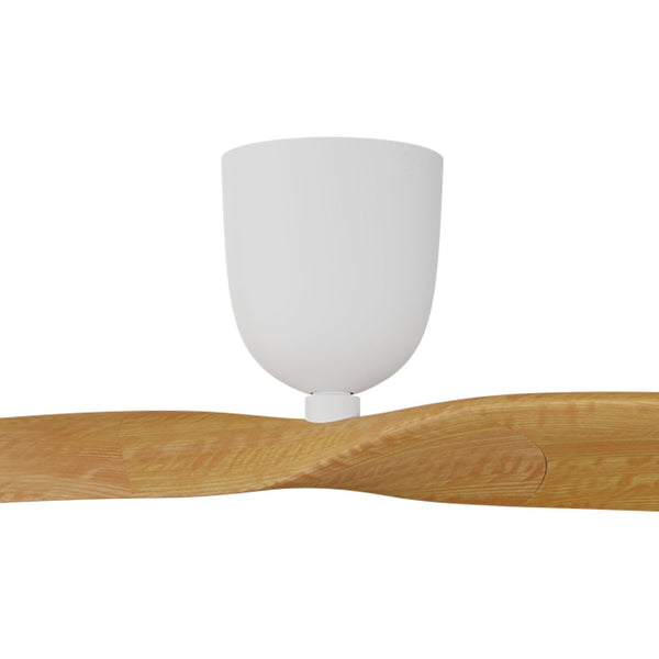Aeratron AE2 60" 2 Blade Woodgrain and White DC Ceiling Fan with Remote