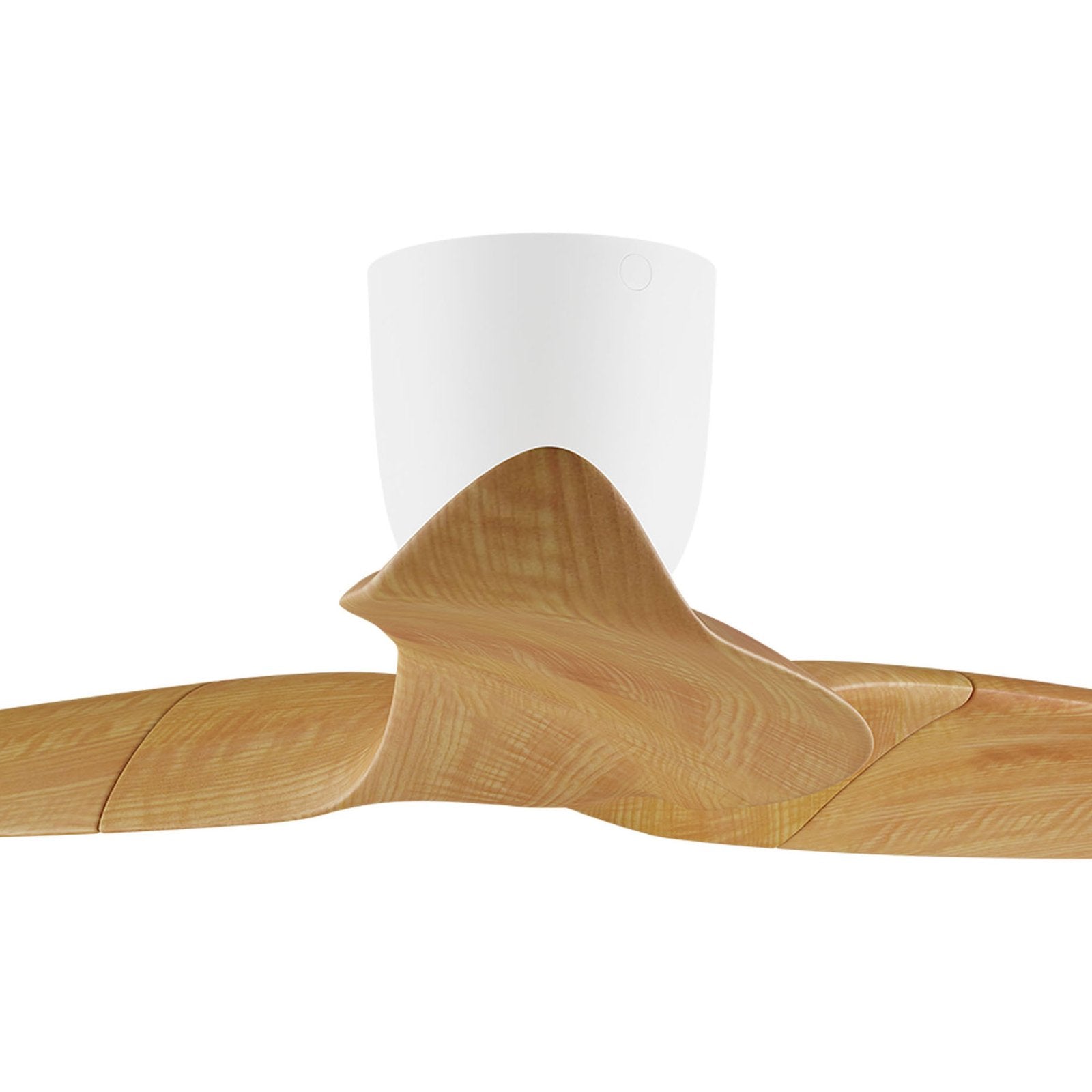 Aeratron AE3 60" 3 Blade DC Ceiling Fan with Remote white with Woodgrain