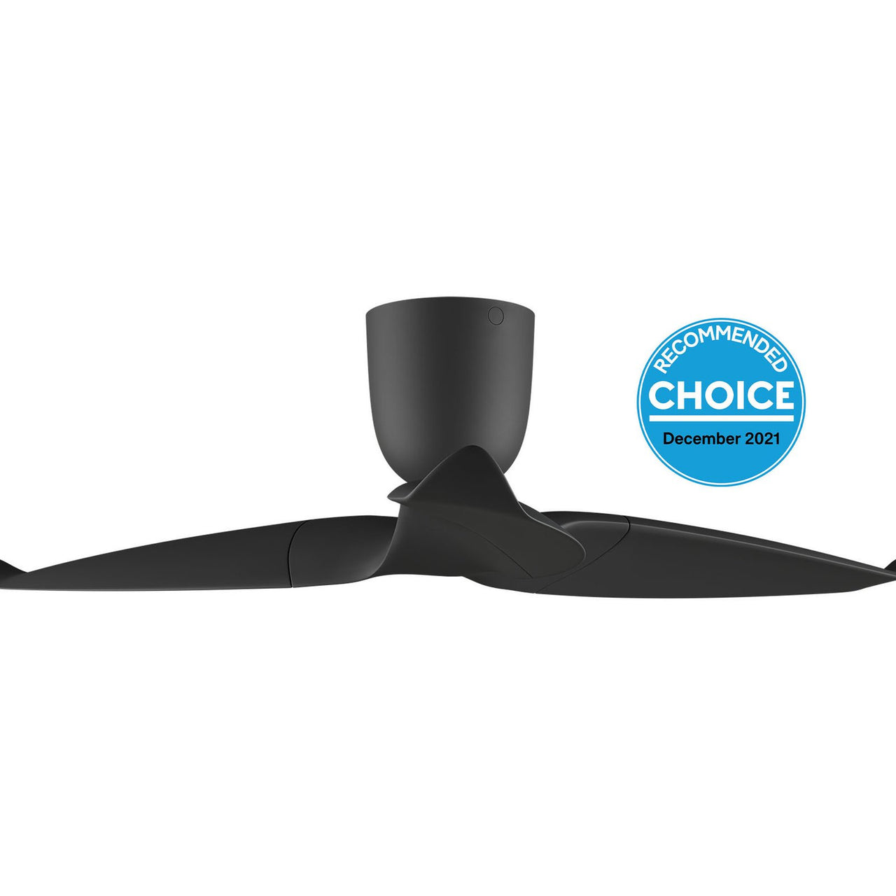 Aeratron AE3 50" 3 Blade DC Ceiling Fan with Remote in Black