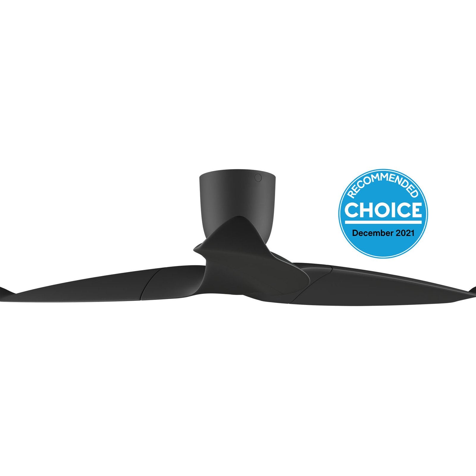 Aeratron AE3 60" 3 Blade DC Ceiling Fan with Remote in Black