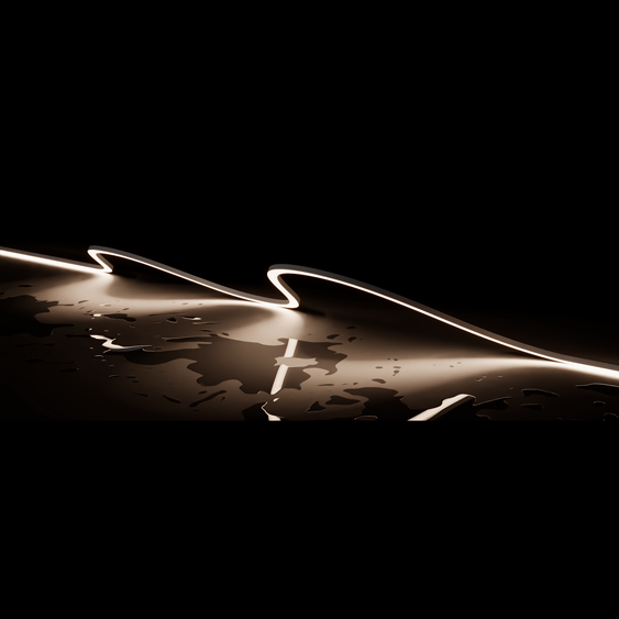 Pleo-14.4 Neon Side View 24V IP67 CRI90 20M